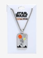 Star Wars The Mandalorian The Child & Mando Pendant Necklace - BoxLunch Exclusive