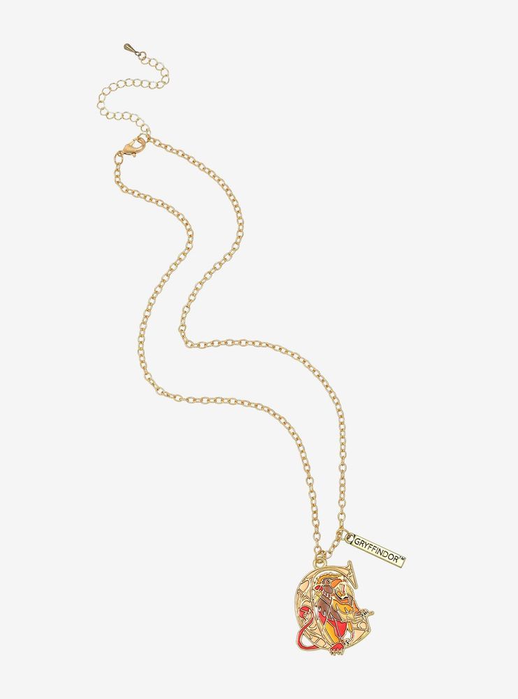 Harry Potter Gryffindor Lion Stained Glass Necklace - BoxLunch Exclusive