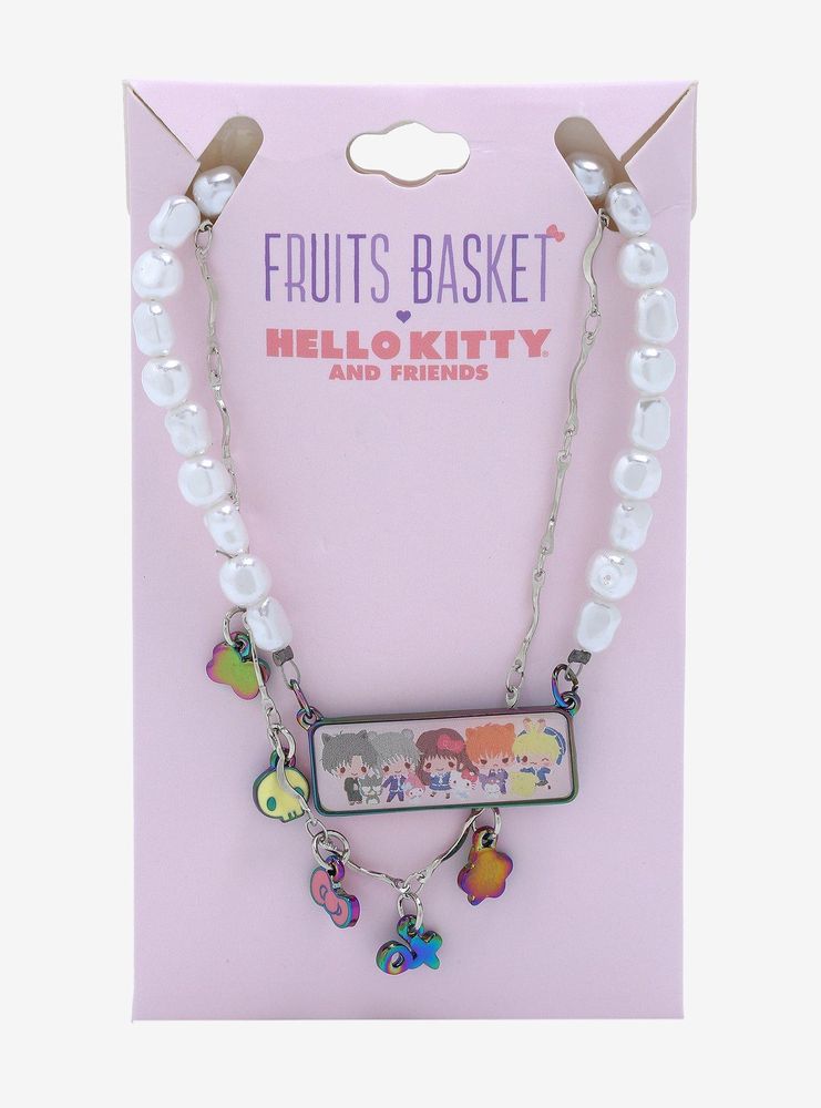 Fruits Basket x Hello Kitty and Friends Chibi Characters Necklace Set - BoxLunch Exclusive 