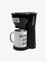 The Office Single Cup Coffee Maker with World's Best Boss Mug
