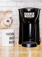 The Office Single Cup Coffee Maker with World's Best Boss Mug