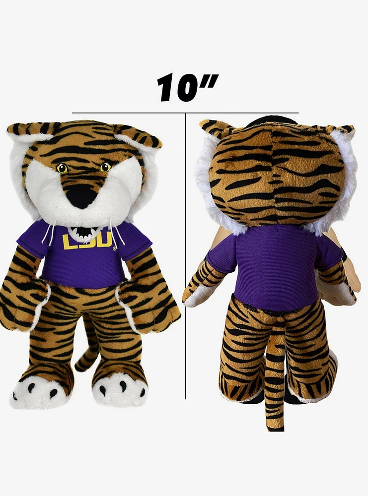 NCAA LSU Mike The Tiger 10" Bleacher Creatures Mascot Plush Figures