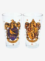 Harry Potter Hogwarts House Crest Pint Glass Set 