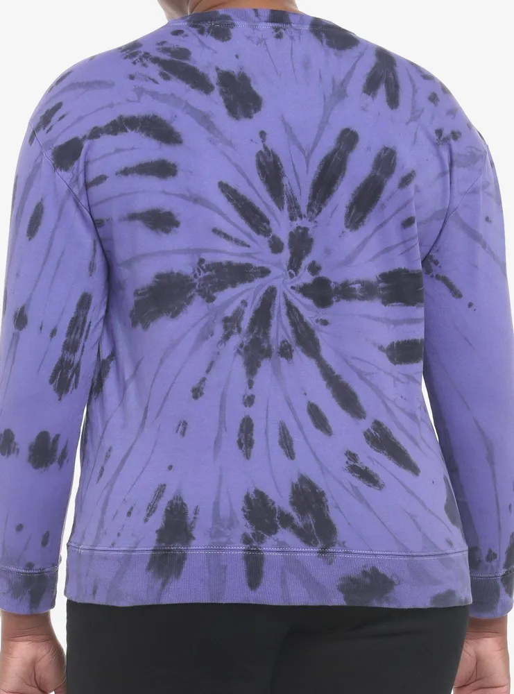 Ghost Face Tie-Dye Girls Sweatshirt Plus