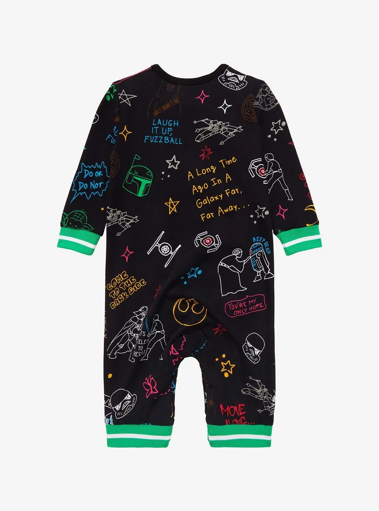 Our Universe Star Wars Doodles Full Body Infant One-Piece - BoxLunch Exclusive