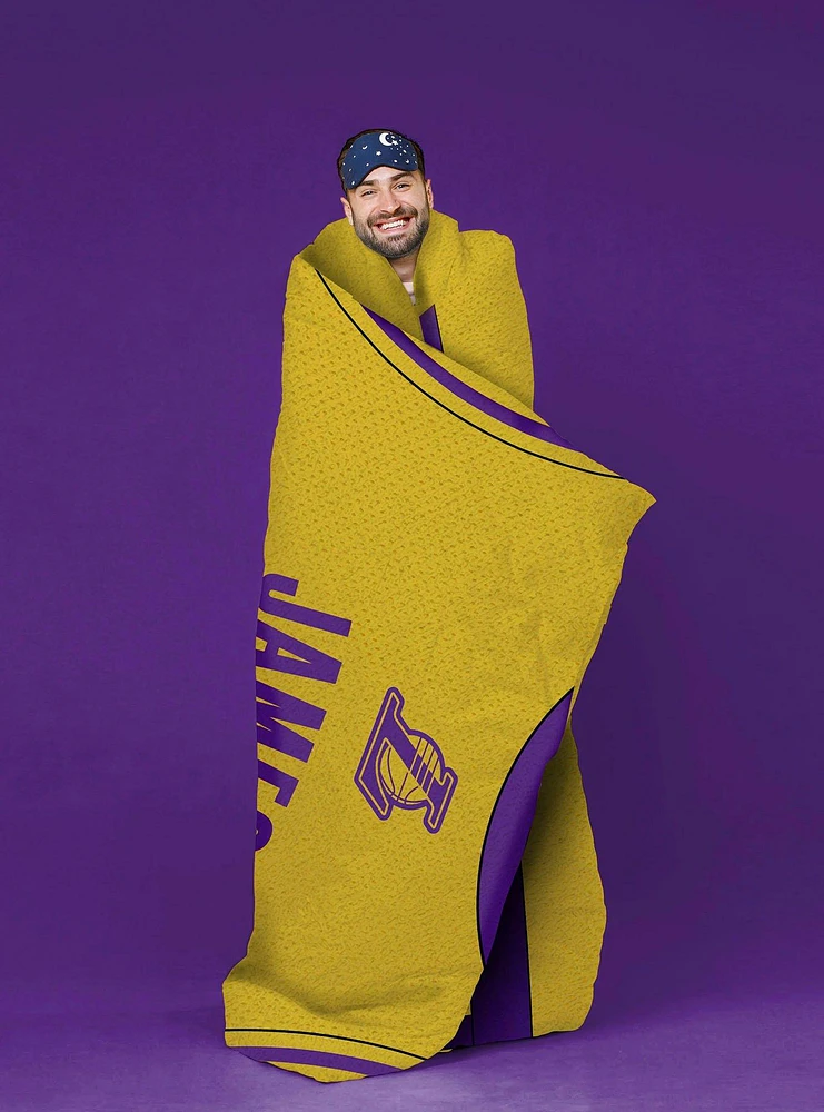 NBA Los Angeles Lakers LeBron James Plush Throw