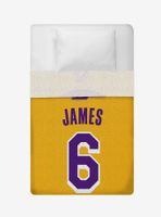 NBA Los Angeles Lakers LeBron James Plush Throw