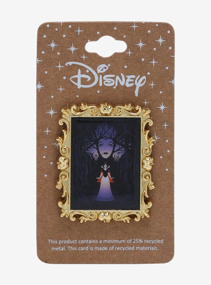 Disney Snow White and the Seven Dwarfs Snow White & Evil Queen Frame Enamel Pin - BoxLunch Exclusive