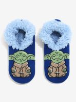 Star Wars The Mandalorian Grogu Meditating Slipper Socks - BoxLunch Exclusive