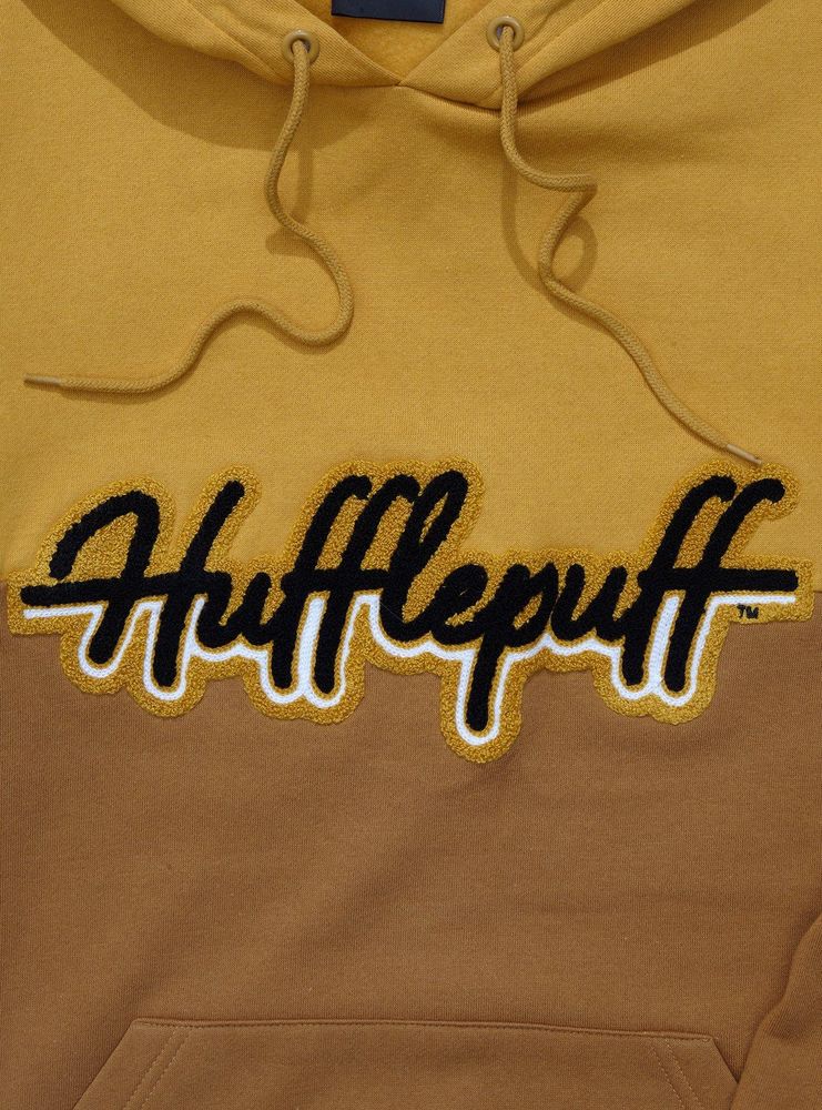 Harry Potter Hufflepuff Crest Panel Hoodie - BoxLunch Exclusive