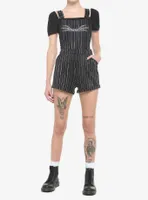 The Nightmare Before Christmas Jack Pinstripe Shortalls