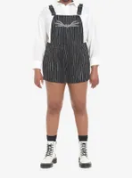 The Nightmare Before Christmas Jack Pinstripe Shortalls Plus