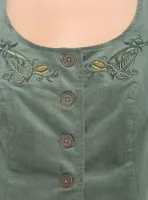 The Lord Of Rings Embroidered Girls Button-Up Vest Plus