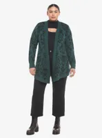 Her Universe Disney The Haunted Mansion Wallpaper Girls Open Cardigan Plus Size