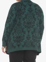Her Universe Disney The Haunted Mansion Wallpaper Girls Open Cardigan Plus Size