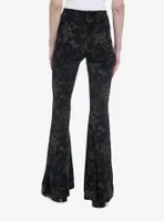 Dark Fairy Skeleton Flare Pants