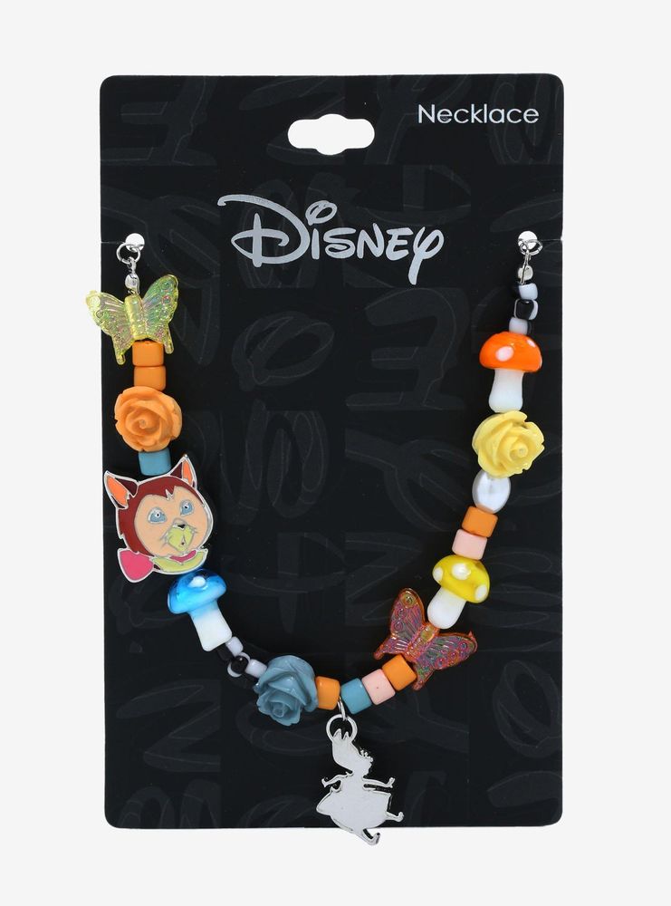 Disney Alice in Wonderland Alice & Dinah Beaded Necklace - BoxLunch Exclusive 