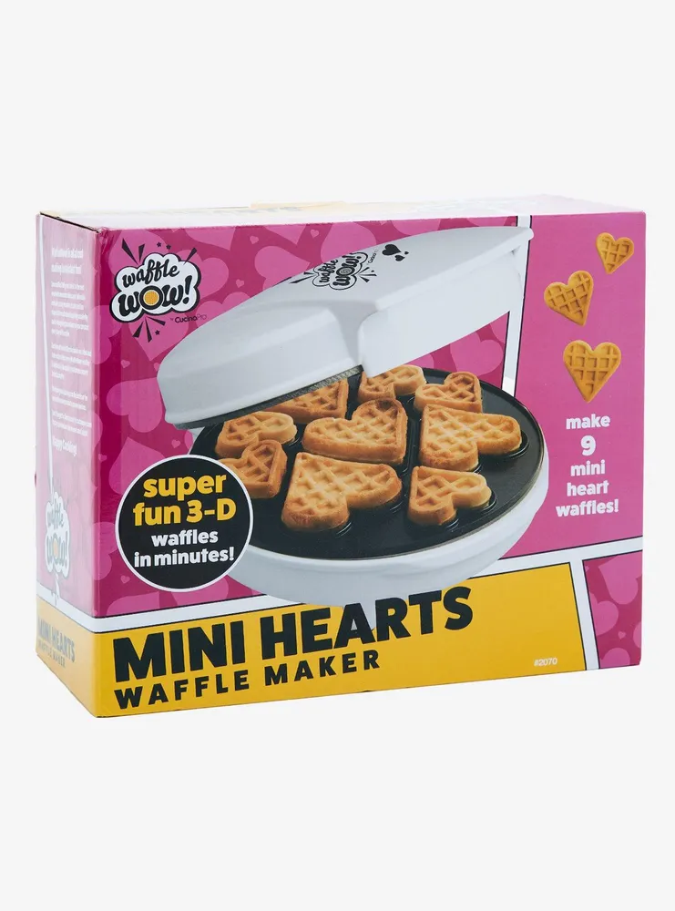 Waffle Wow Mini Hearts Waffle Maker
