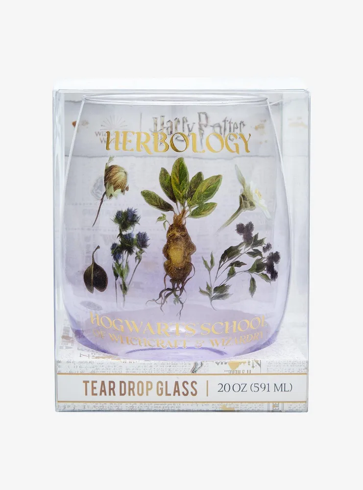 Harry Potter Herbology Wine Glass