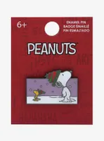 Peanuts Snoopy & Woodstock Snow Enamel Pin - BoxLunch Exclusive