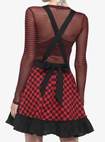 Black & Red Checkered Heart Skirtall