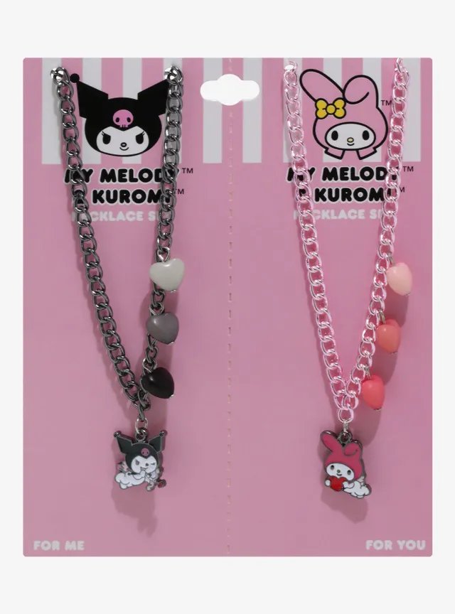 New Sanrio Hello Kitty Kuromi My Melody Necklace Cute Pendant Magnetic  Sister Necklace Cartoon Fashion Jewelry Friend Gift - Walmart.com