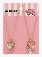 My Melody Heart Best Friend Necklace Set