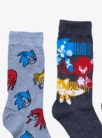 Sonic The Hedgehog Trio Crew Socks 2 Pair