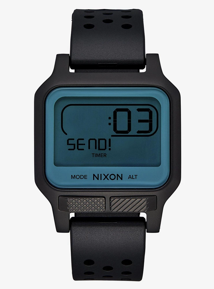 Nixon Heat Black Aqua Positive Watch