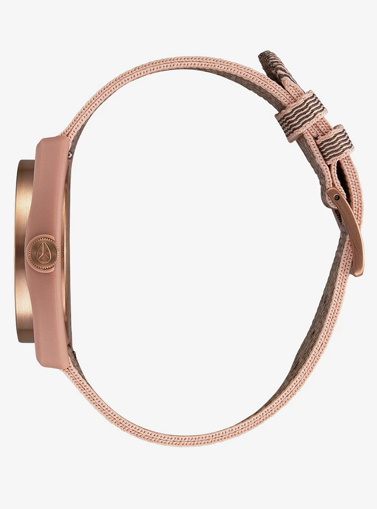 Nixon Light-Wave Light Pink Rose Gold Watch