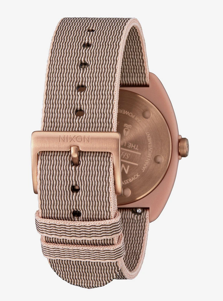 Nixon Light-Wave Light Pink Rose Gold Watch