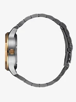 Nixon Optimist Silver Gold Watch