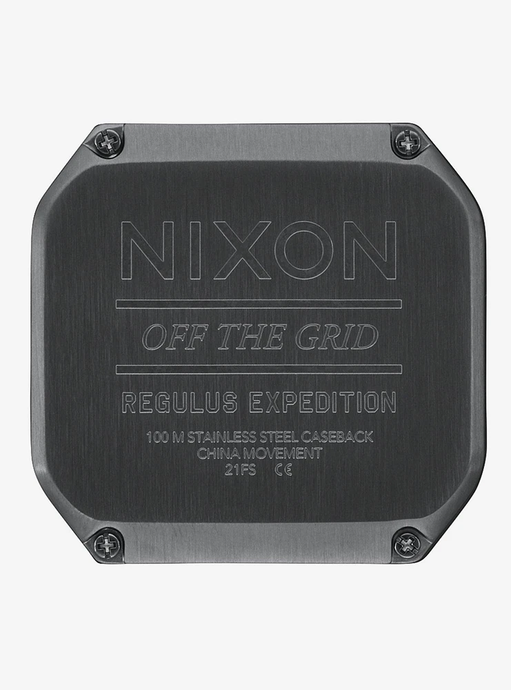 Nixon Regulus Expedition Gunmetal Surplus Watch