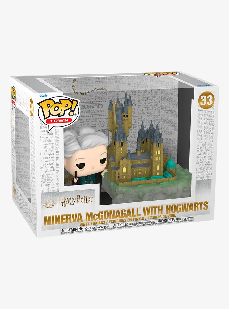 Funko Pop! Town Harry Potter Minerva McGonagall with Hogwarts Vinyl Figure