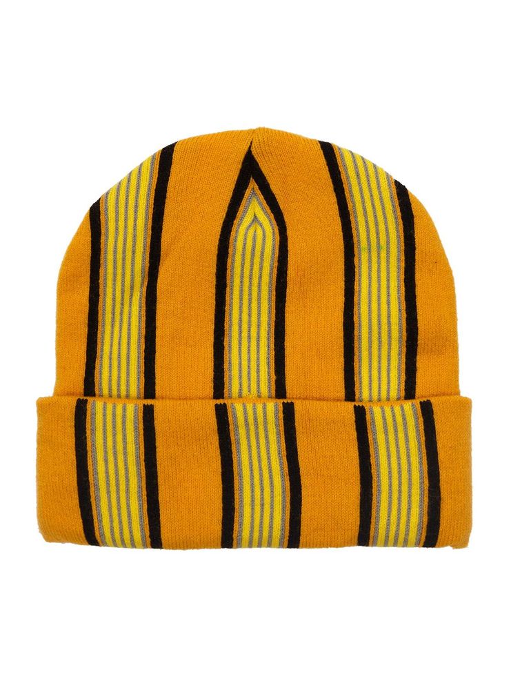 Harry Potter Hufflepuff Striped Cuff Beanie - BoxLunch Exclusive