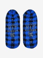 Harry Potter Ravenclaw Crest Plaid Slipper Socks - BoxLunch Exclusive