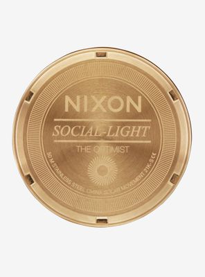 Nixon Optimist All Light Gold Watch