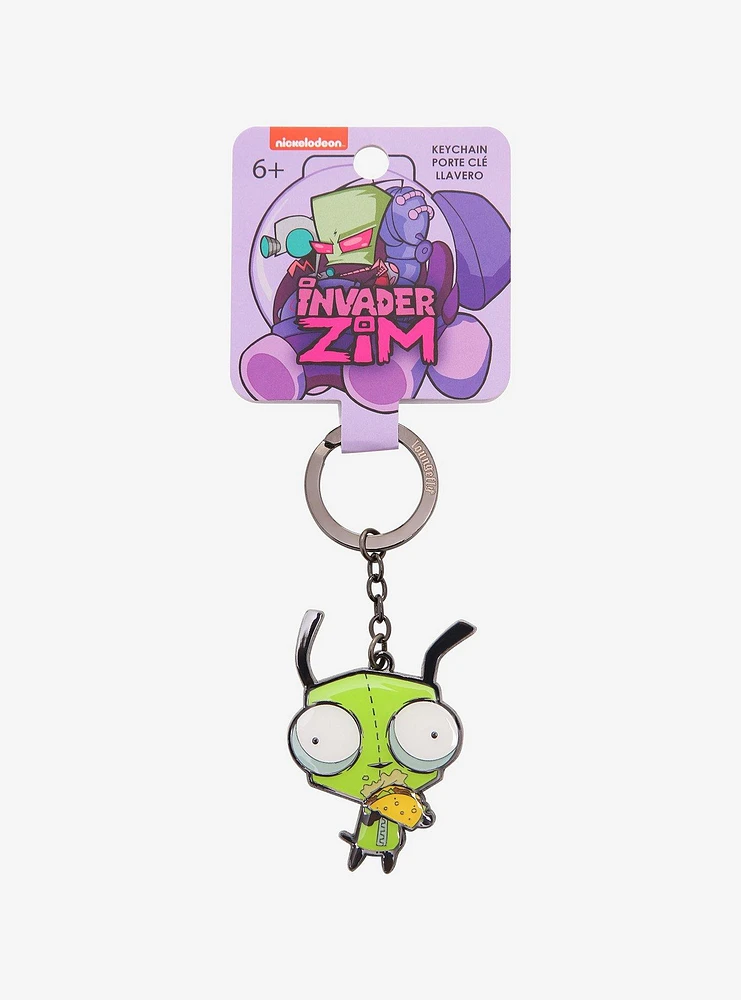 Loungefly Invader Zim GIR Taco Key Chain