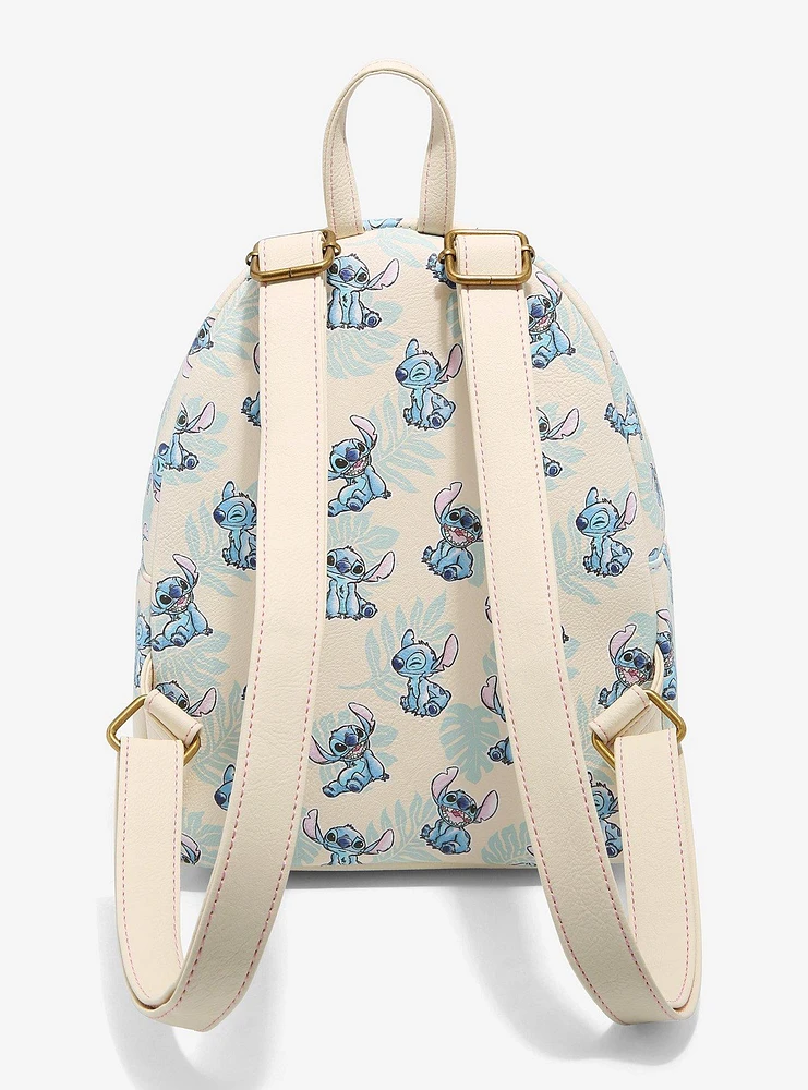 Loungefly Disney Lilo & Stitch Tropical Leaves Mini Backpack