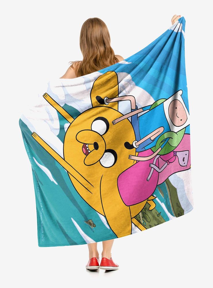 Adventure Time Magic Ride Throw Blanket