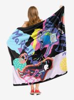 Adventure Time Paper Marceline Throw Blanket