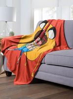 Adventure Time Round Boy Throw Blanket