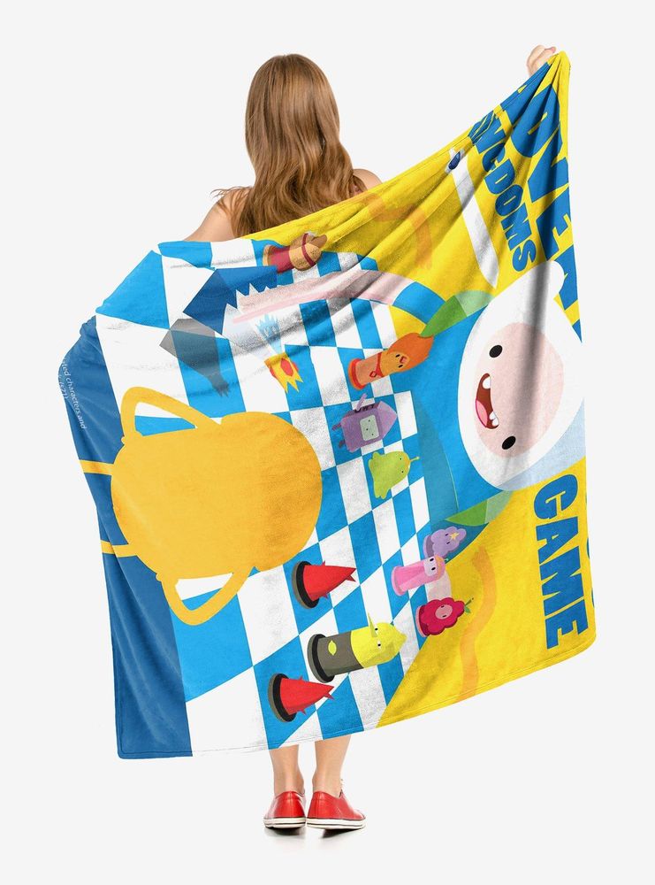 Adventure Time Adventurous Kingdoms Throw Blanket