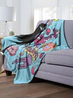 Adventure Time Tasty Tunes Throw Blanket