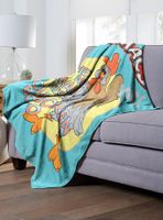 Animaniacs Chicken Boo Throw Blanket