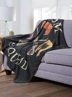 Disney Hocus Pocus Broom Squad Throw Blanket