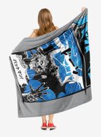 DC Comics Batman Anime DC Comics Batman Throw Blanket