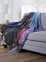 DC Comics Batman Batgirl Cover Throw Blanket