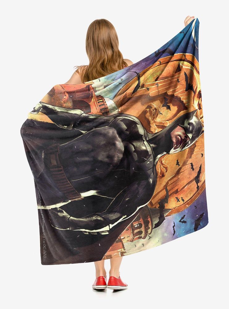 DC Comics Batman Castle Guardian Throw Blanket