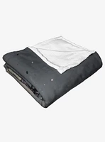 DC Comics Batman Gotham Grey Throw Blanket